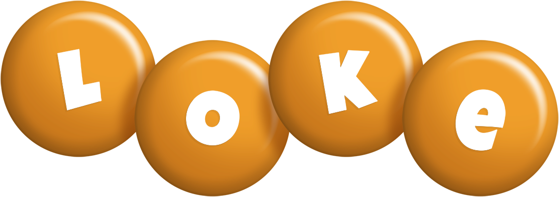 Loke candy-orange logo