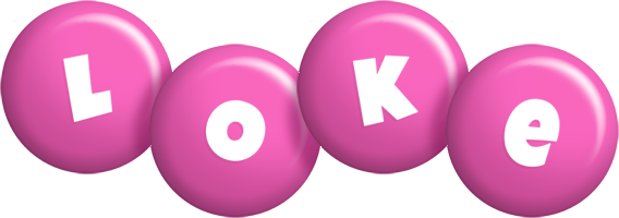 Loke candy-pink logo