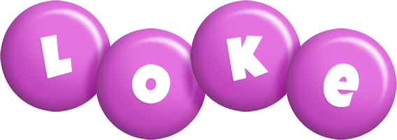 Loke candy-purple logo