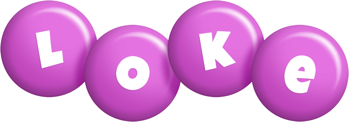 Loke candy-purple logo
