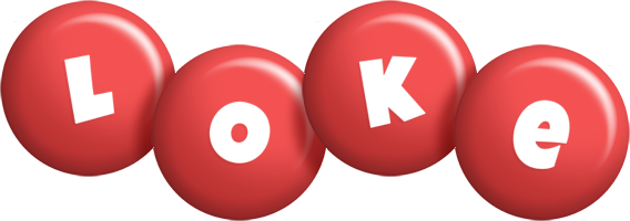 Loke candy-red logo