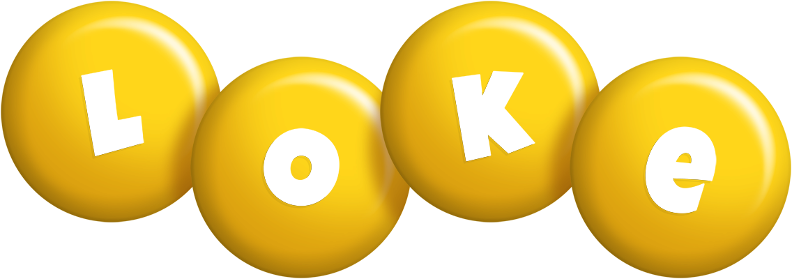 Loke candy-yellow logo