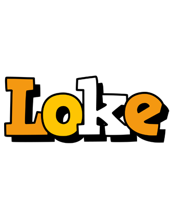 Loke cartoon logo