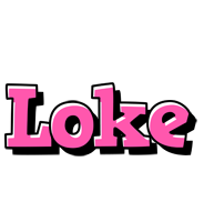 Loke girlish logo