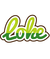 Loke golfing logo