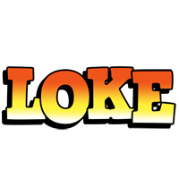 Loke sunset logo