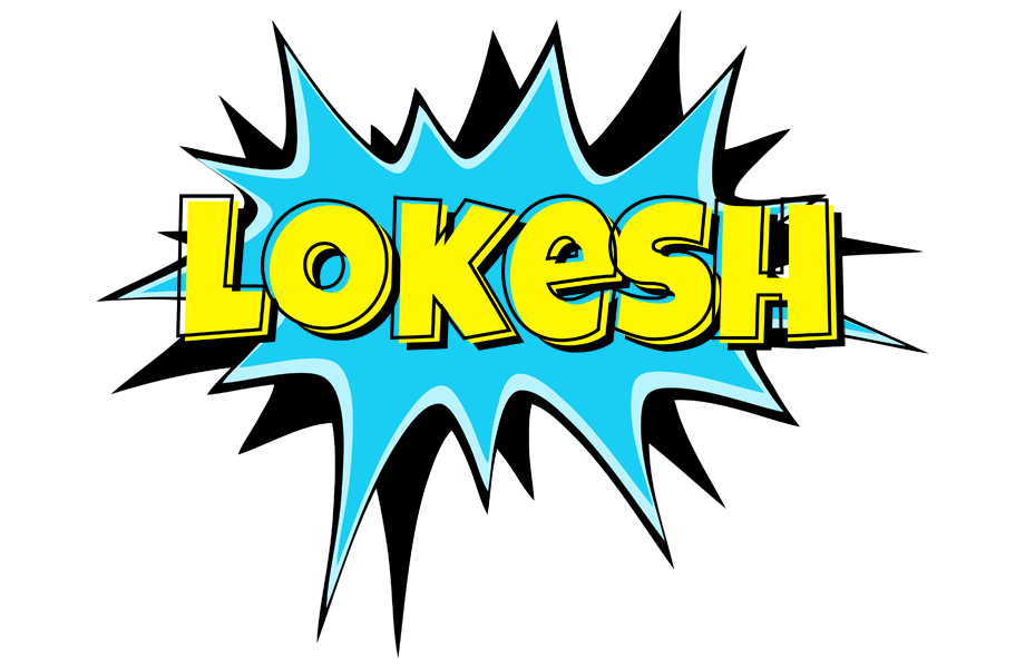 Lokesh amazing logo