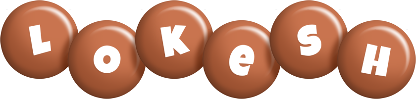 Lokesh candy-brown logo