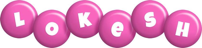 Lokesh candy-pink logo