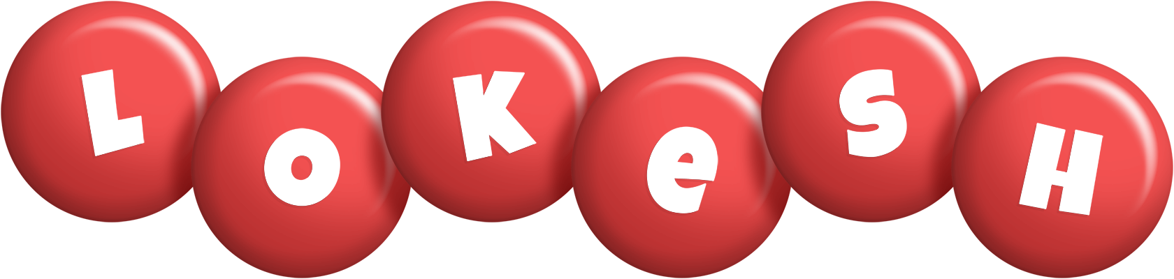 Lokesh candy-red logo