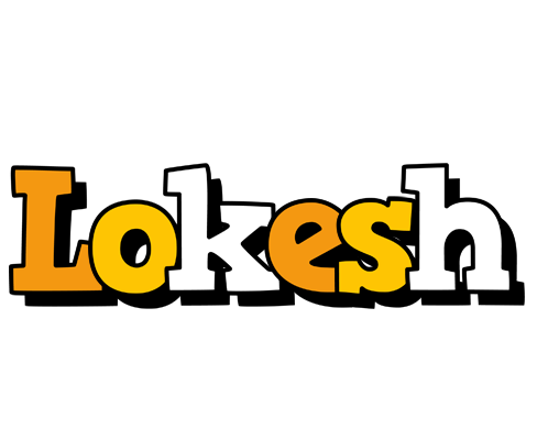 Lokesh cartoon logo