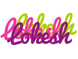 Lokesh flowers logo