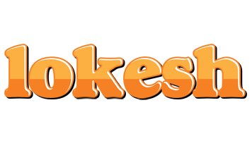 Lokesh orange logo