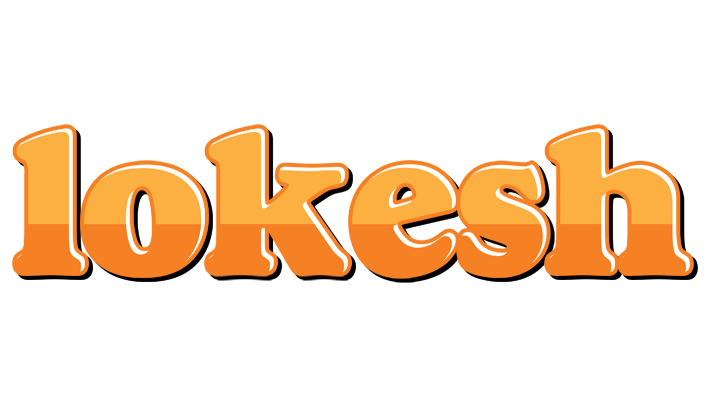 Lokesh orange logo