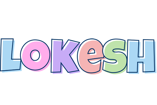 Lokesh pastel logo
