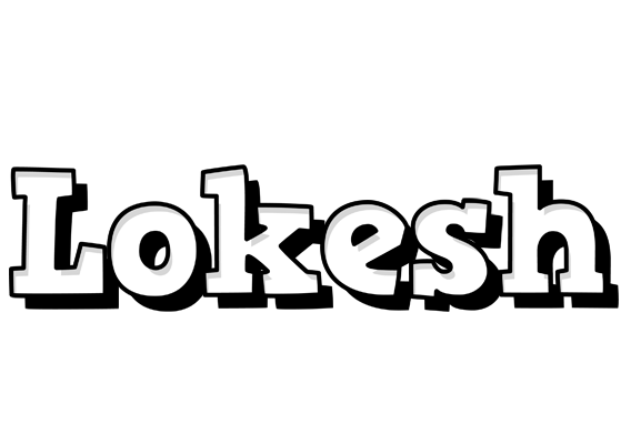 Lokesh snowing logo