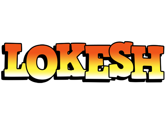 Lokesh sunset logo