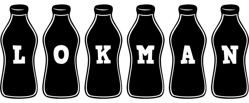 Lokman bottle logo