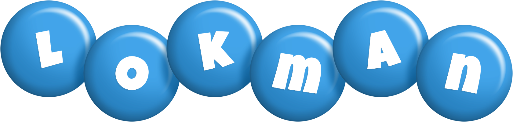 Lokman candy-blue logo