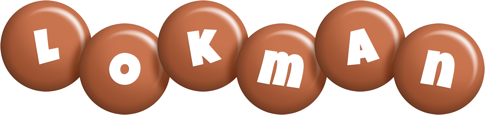 Lokman candy-brown logo