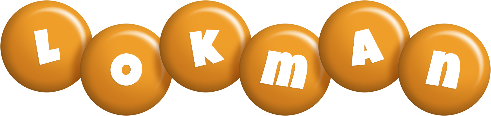 Lokman candy-orange logo