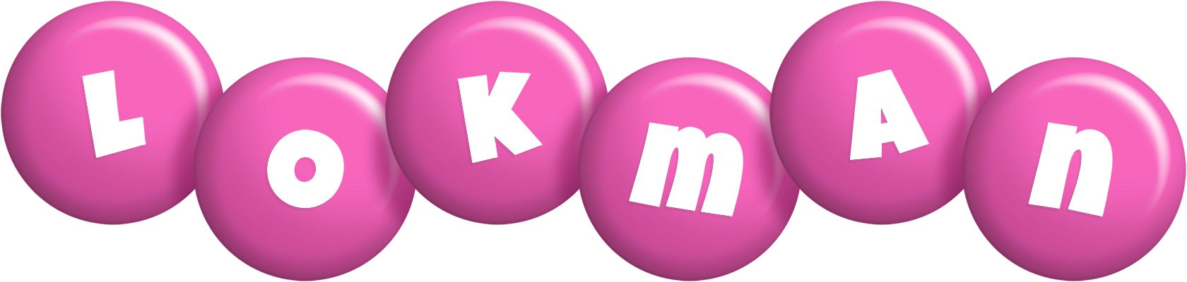 Lokman candy-pink logo