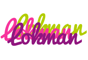 Lokman flowers logo