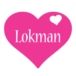 Lokman love-heart logo