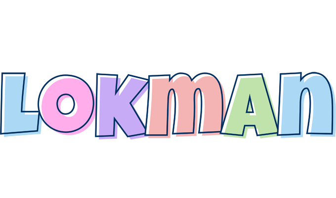 Lokman pastel logo
