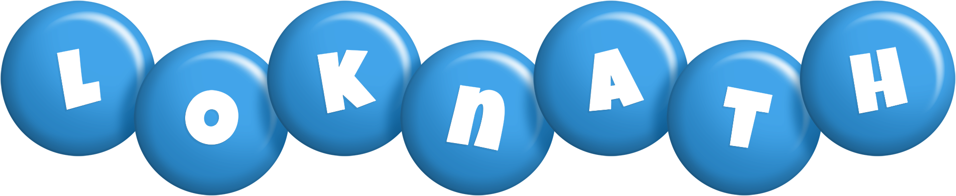 Loknath candy-blue logo