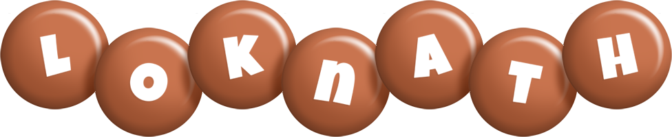 Loknath candy-brown logo