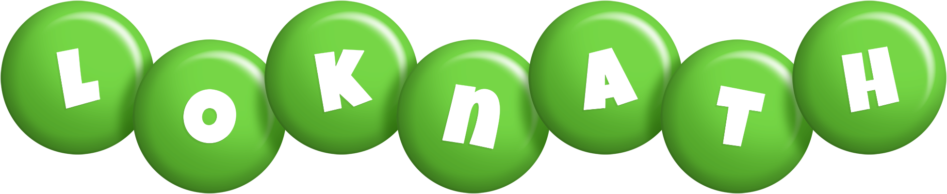 Loknath candy-green logo