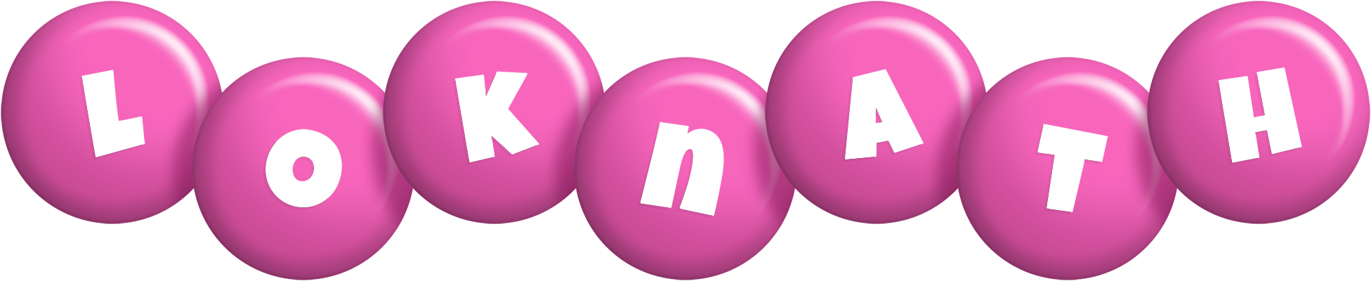 Loknath candy-pink logo
