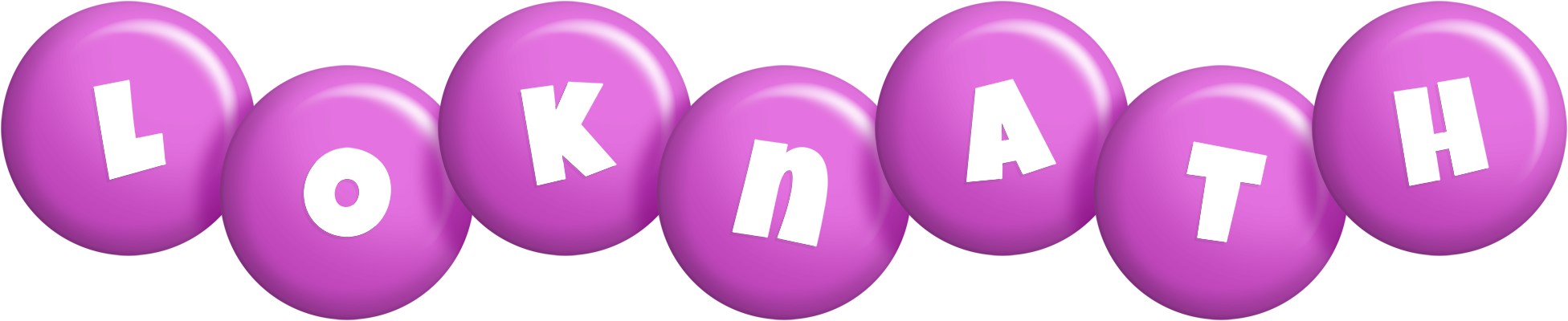 Loknath candy-purple logo
