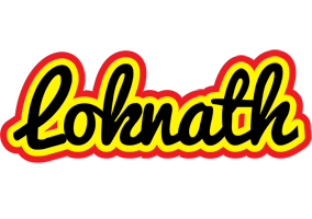 Loknath flaming logo