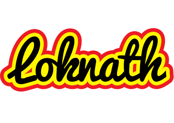 Loknath flaming logo