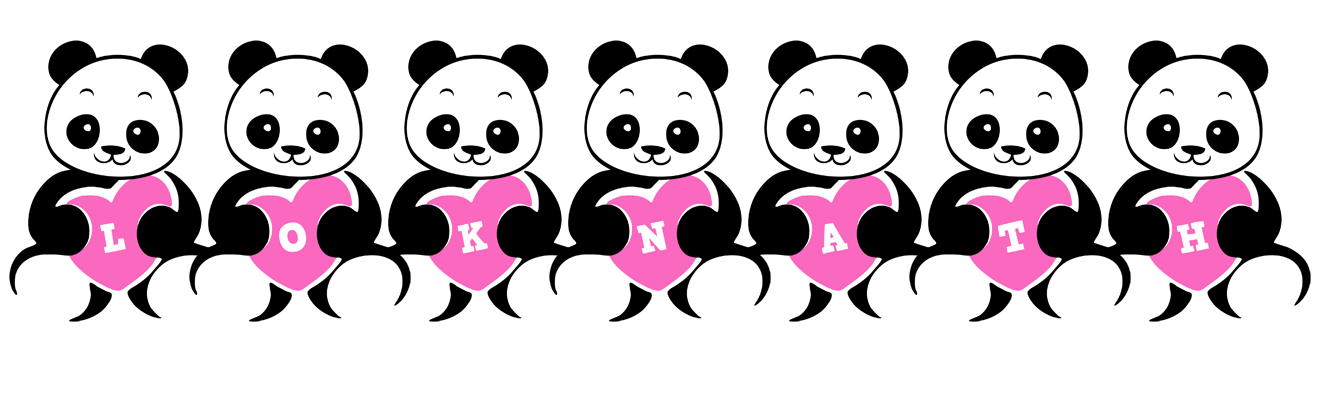 Loknath love-panda logo