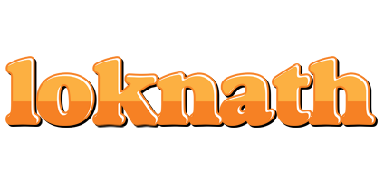 Loknath orange logo