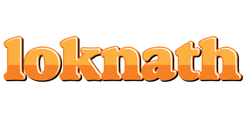 Loknath orange logo