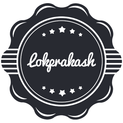 Lokprakash badge logo