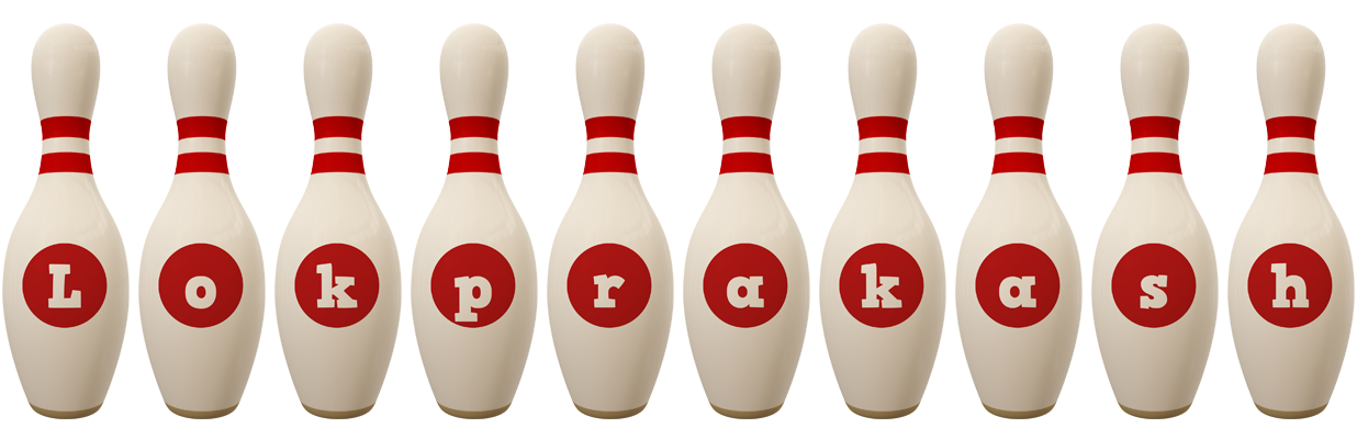 Lokprakash bowling-pin logo
