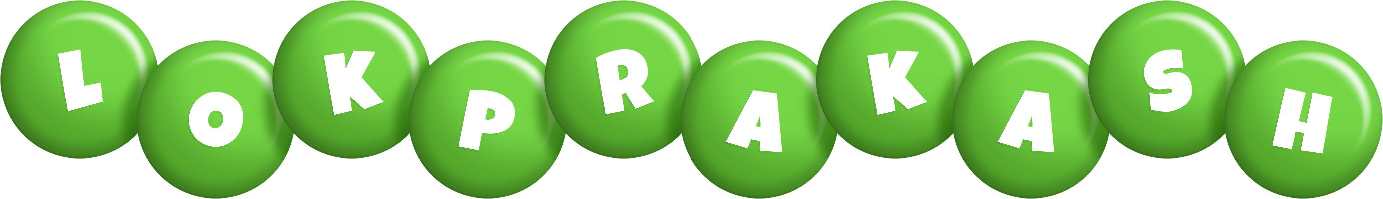Lokprakash candy-green logo