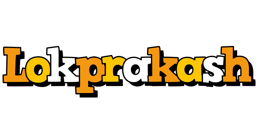 Lokprakash cartoon logo