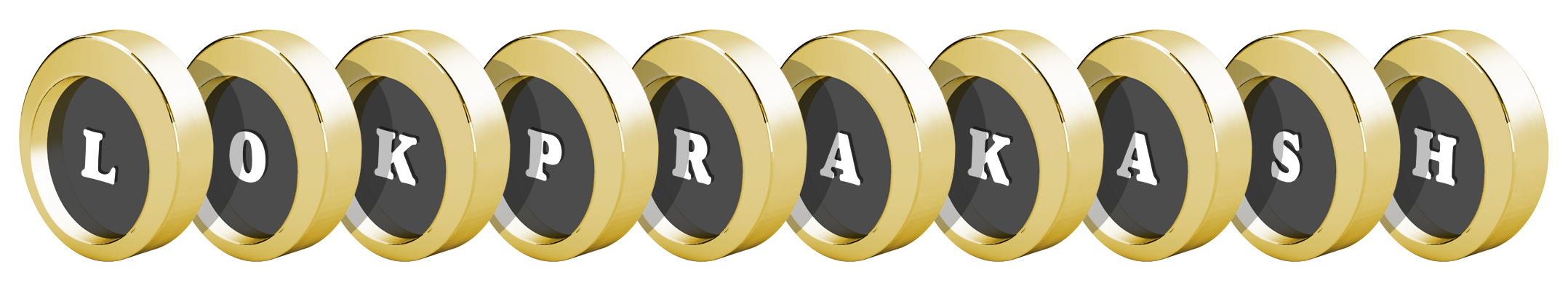 Lokprakash gold logo