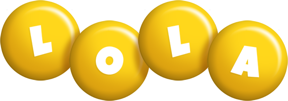 Lola candy-yellow logo