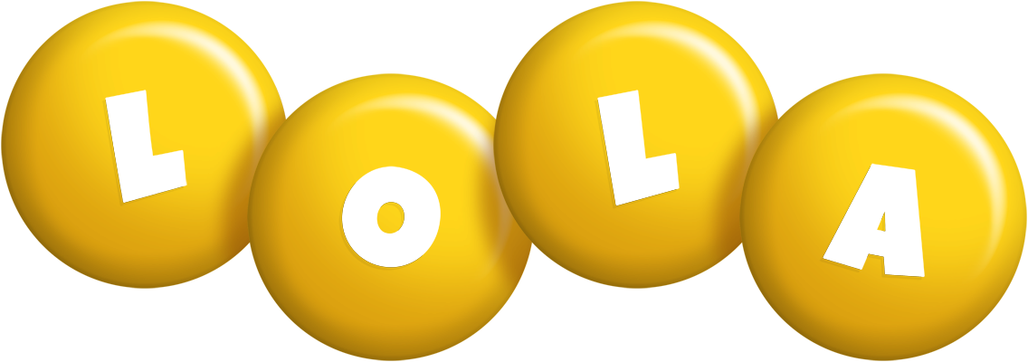 Lola candy-yellow logo