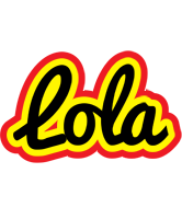 Lola flaming logo