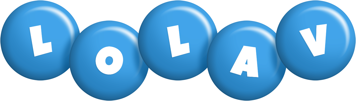 Lolav candy-blue logo