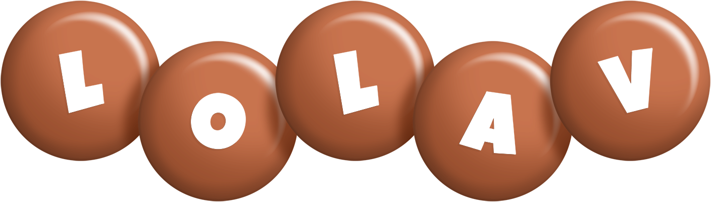 Lolav candy-brown logo