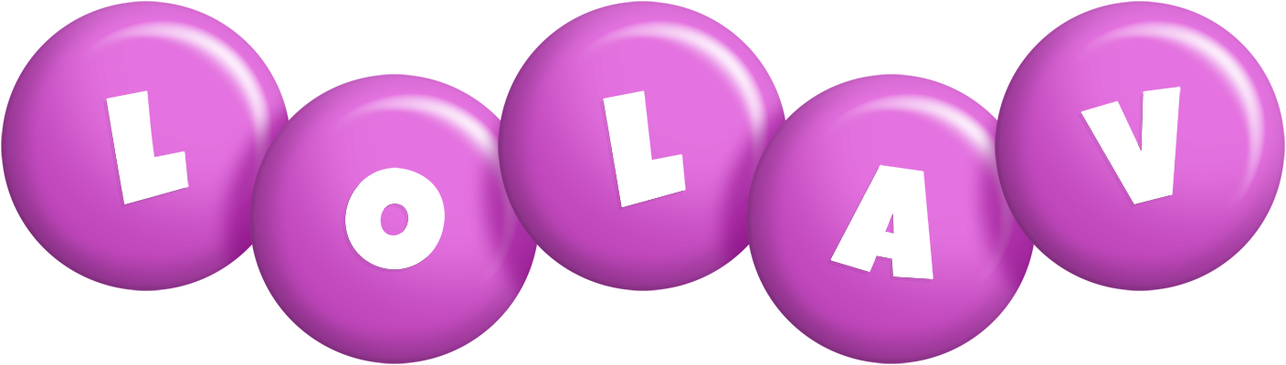 Lolav candy-purple logo